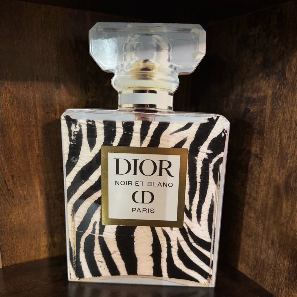 Luxury Designer Dior Inspired Wooden Perfume Bottle